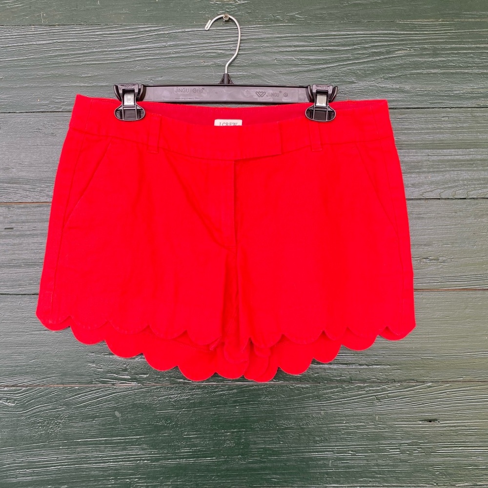 Scalloped shorts